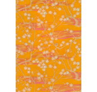 Chiyogami Orange Blossom - Half Sheet